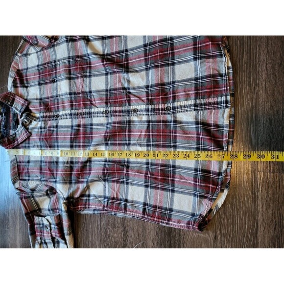 21 Men by Forever21, Regular Fit, Men's Long Sleeve Flannel Shirt, Size Large - Picture 8 of 9